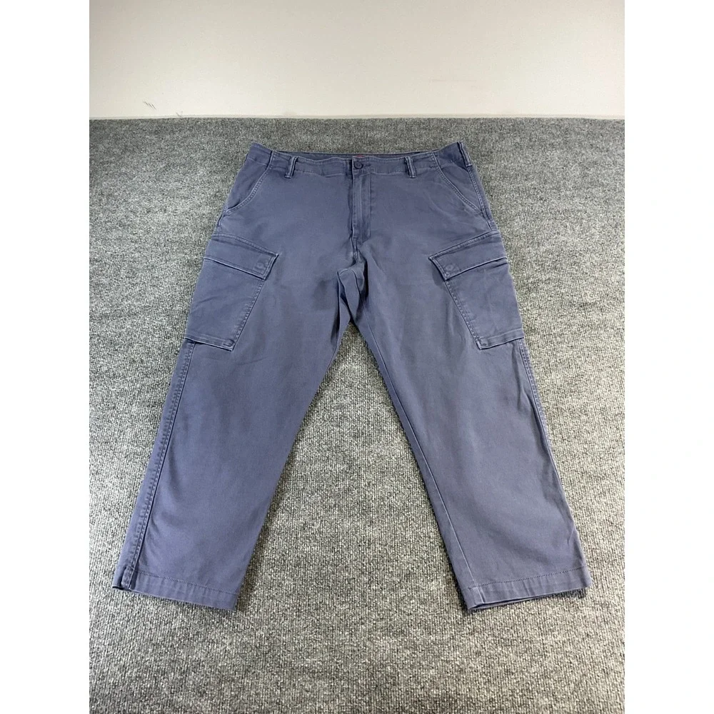 Levi's XX Cargo Taper Pants Men's 38x27 Blue Gray Utility Casual Streetwear